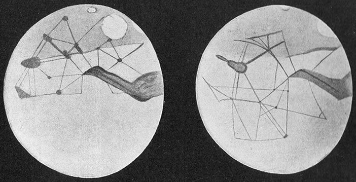 Canals’ on Mars drawn by Percival Lowell in 1896