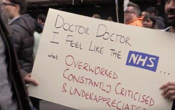 Junior doctors protest