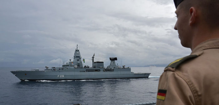 German Navy frigate Sachsen