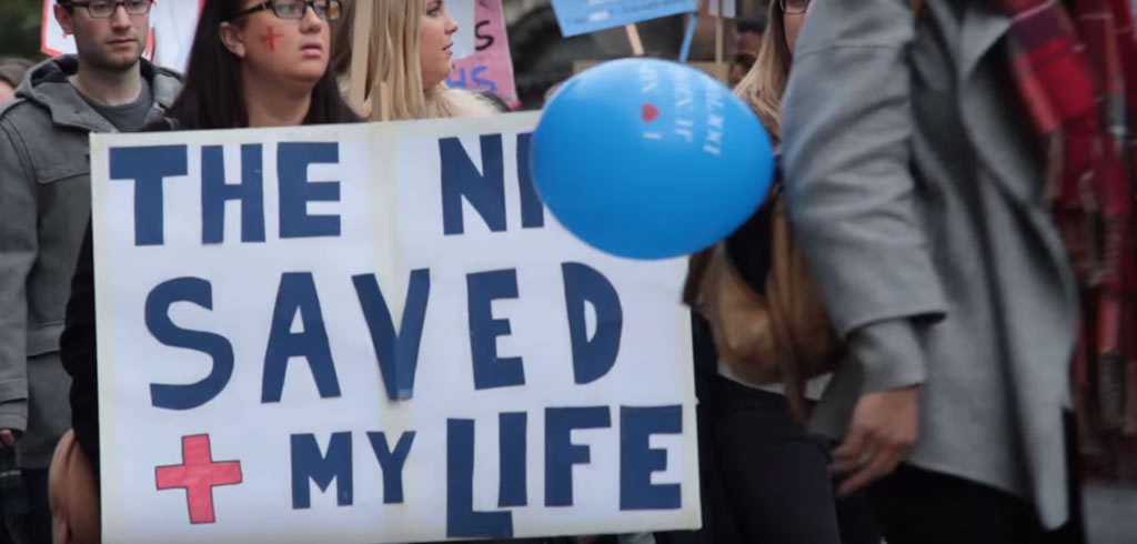 "NHS saved my life"