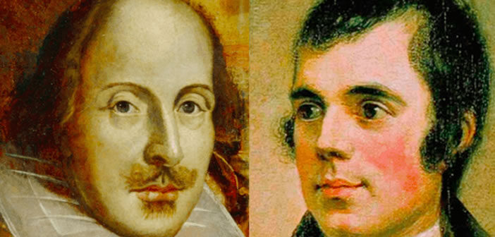 William Shakespeare and Robert Burns