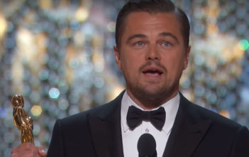 Leonardo DiCaprio at the Oscars 2016