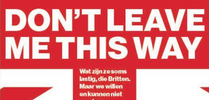 Dutch newspaper AD urges Britain to stay in EU