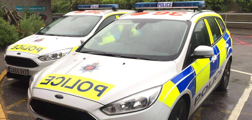 Surrey Police cars