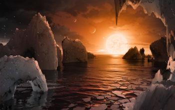 Illustration of Trapist-1 exoplanet