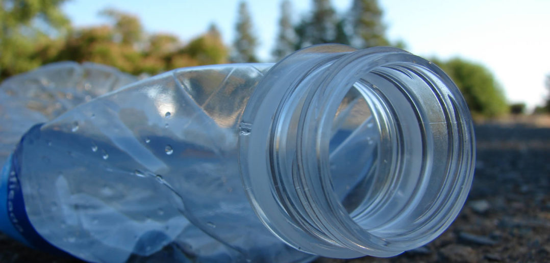 Plastic water bottle
