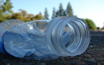 Plastic water bottle