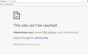 Islamic State extremist website takedown