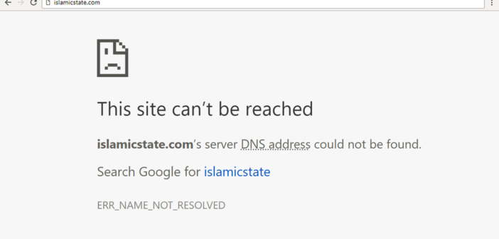 Islamic State extremist website takedown