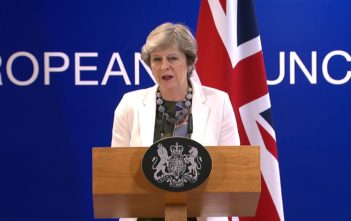 Theresa May discusses Brexit following European Council summit