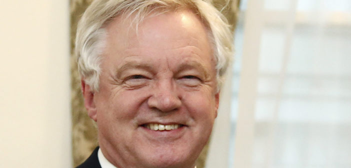 UK Brexit Secretary David Davis