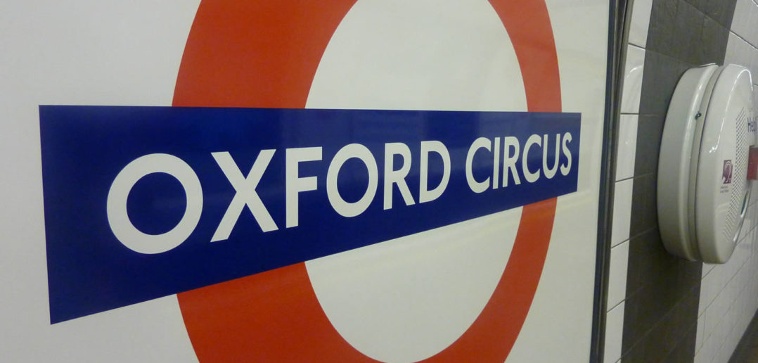 Oxford Circus tube station, London