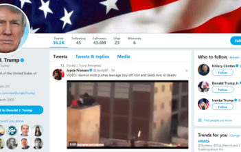 Donald Trump retweets Britain First