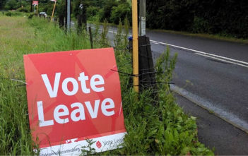 Vote Leave sign