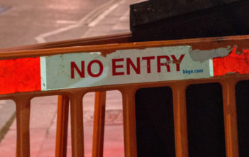 No Entry sign