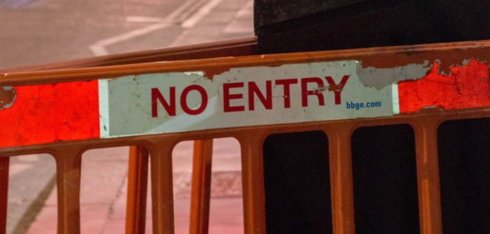 No Entry sign