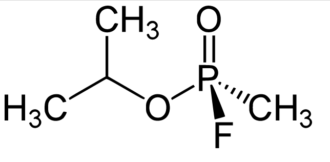 Chemical formula of sarin