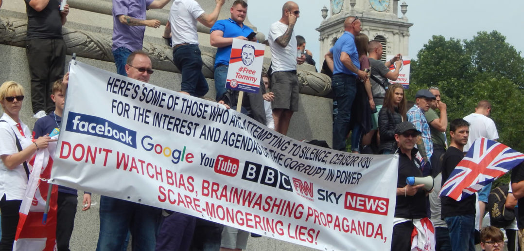 Free Tommy Robinson protest