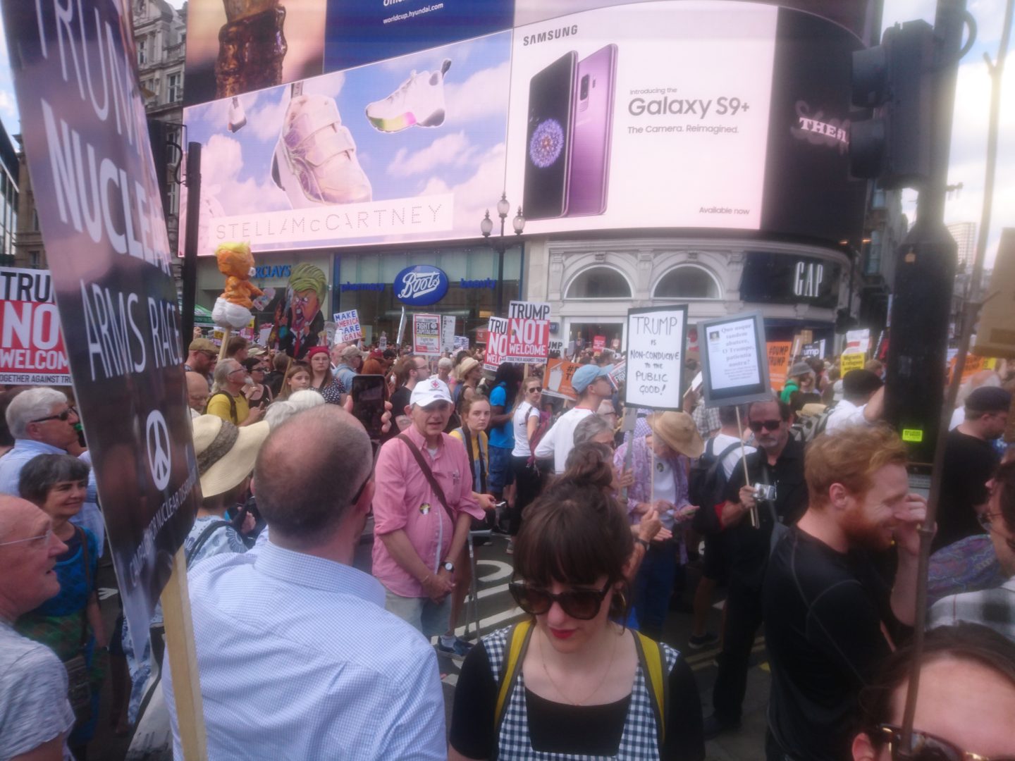 London anti-Trump protest
