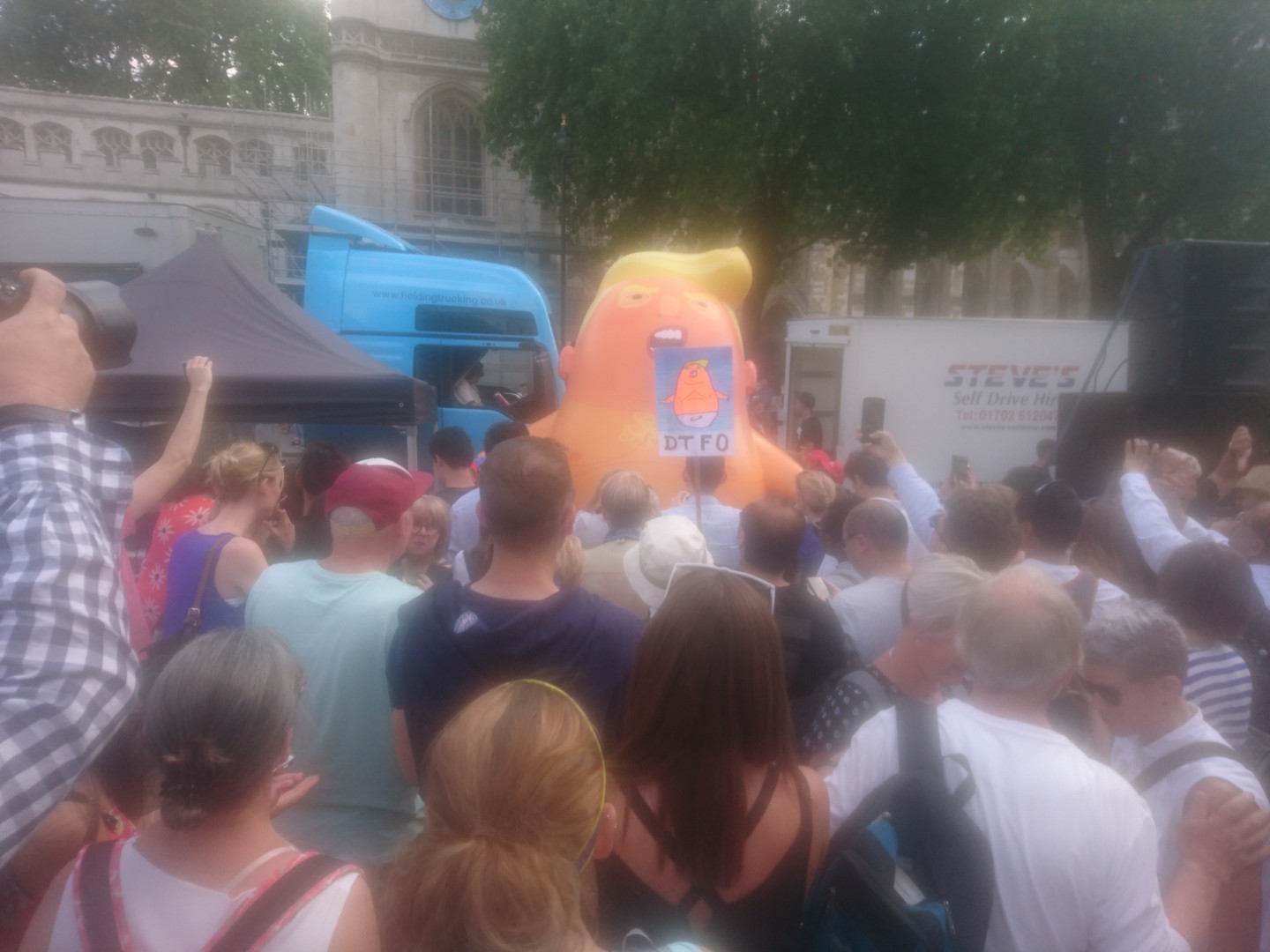 London anti-Trump protest