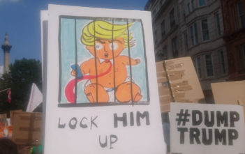 London anti-Trump protest