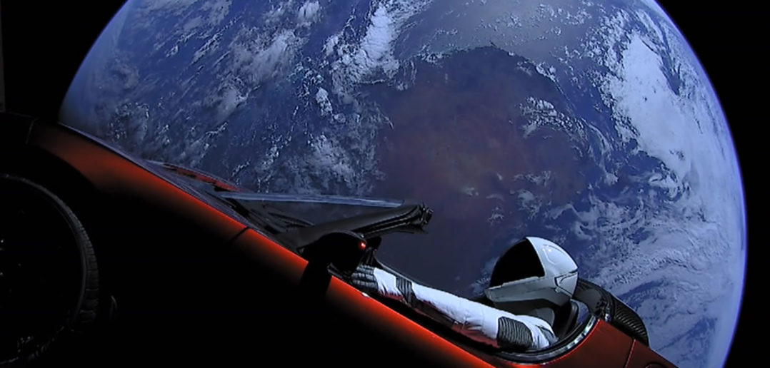 SpaceX Tesla publicity stunt