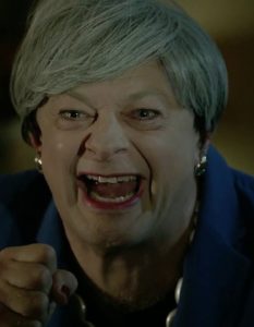 Andy Serkis plays Theresa May