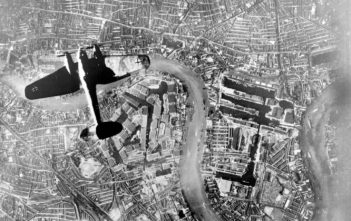 Luftwaffe over London during the Blitz