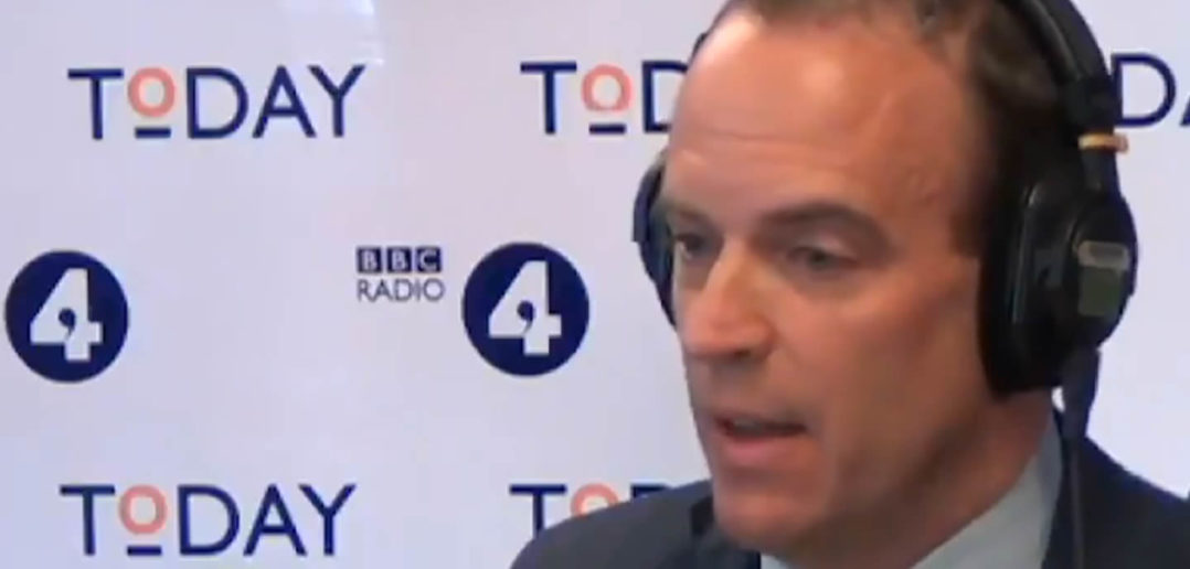 Dominic Raab lies on BBC Today programme