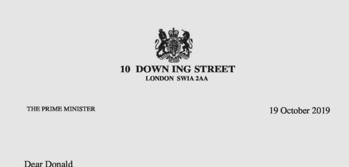 Boris Johnson's letter to Donald Tusk