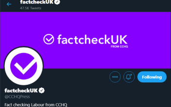 Conservatives' FactcheckUK