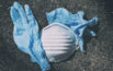 Coronavirus mask and gloves