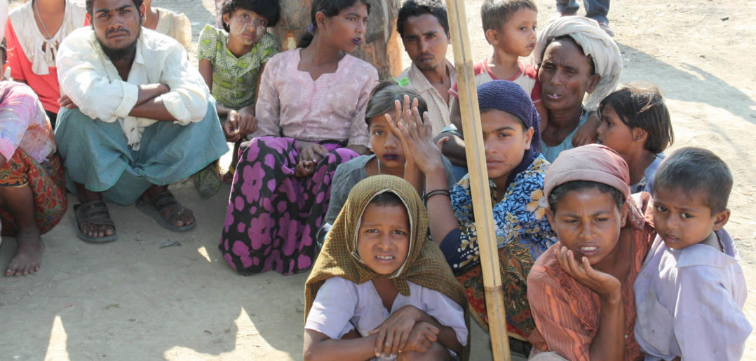 Displaced Rohingya people in Rakhine State
