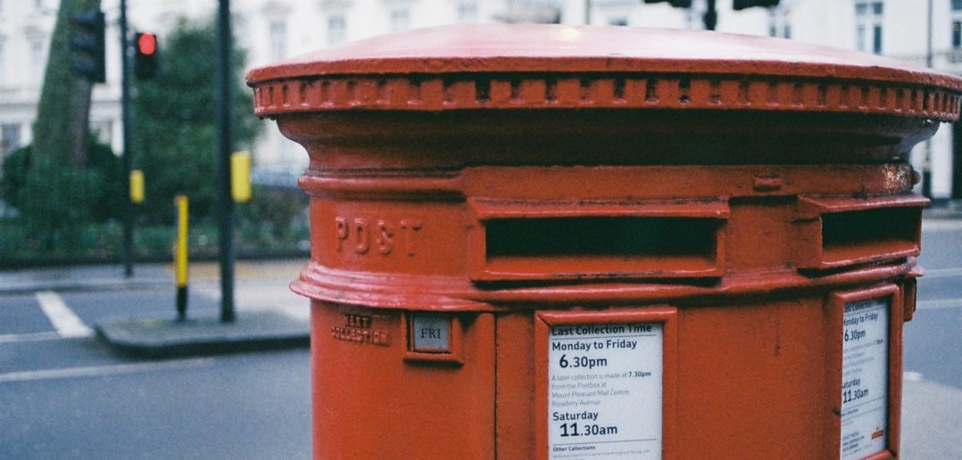 Royal Mail red postbox
