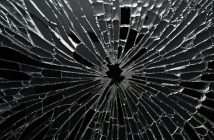 Cracked phone screen